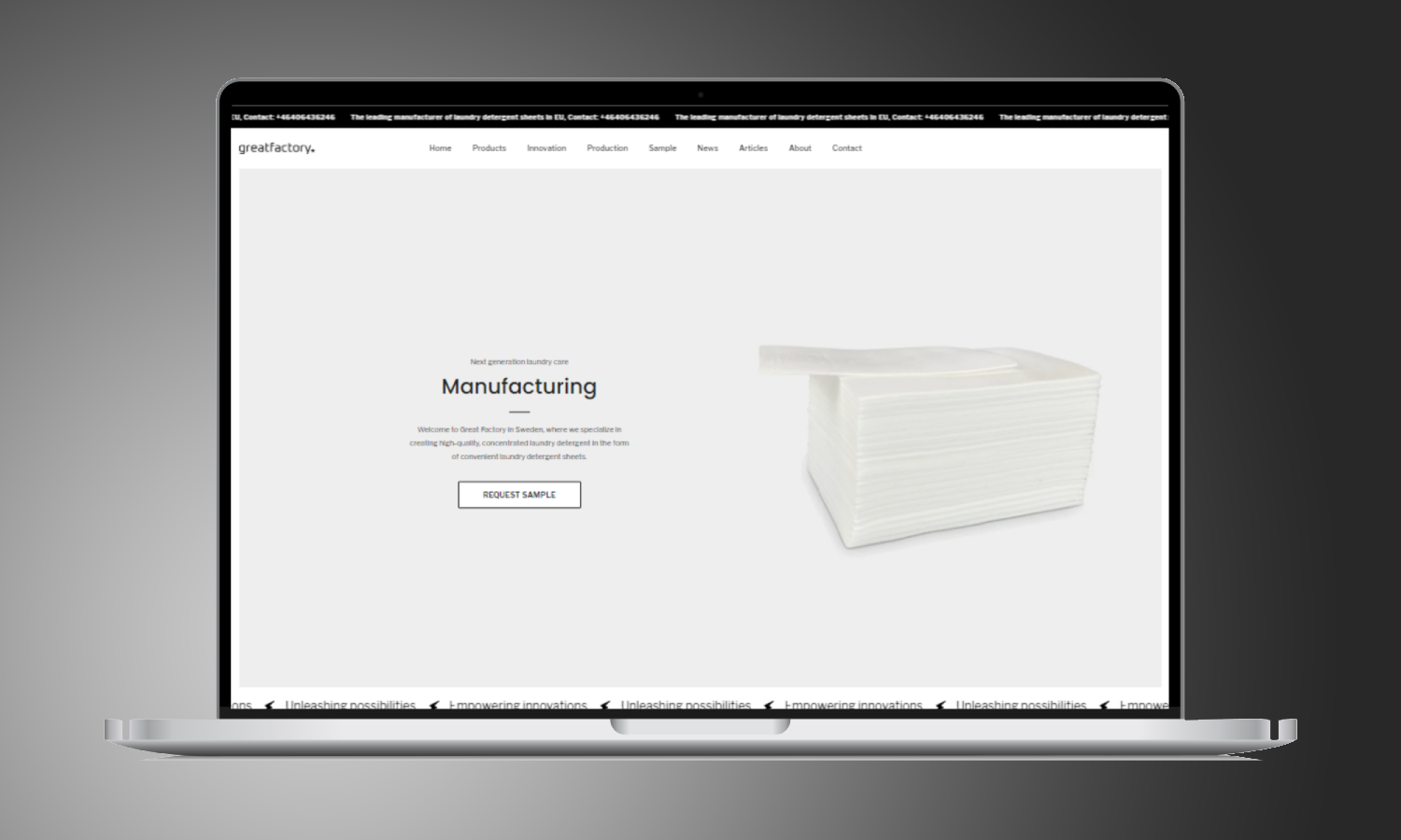 Great Factory - News, new website! – Great Factory Sweden
